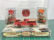 CODE 3 LOS ANGELES TOY RUN FIRE CROWN PUMPER FIRE ENGINE 1:64 LIMITED ED 12956