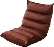Lazy Sofa Lounge Chair with Adjustable Back Support Floor Gaming Chair for Adult Lazy Meditation Chair Foldable Washable Little Surprise Comfortable Anniversary