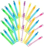CLISPEED 30pcs Bubble Wand Bubble Tubes for Outdoor Fun for Parties and Events Safe for Create