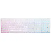 Ducky One 3 White RGB Hot-Swap Mech Keyboard Cherry Silent Red