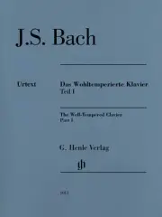Bach Well-Tempered Clavier BWV 846-869 Part I No Fingering Book NEW 051481014