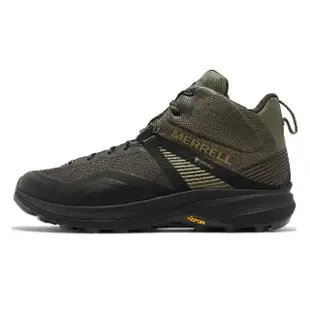 【MERRELL】戶外鞋 MQM 3 Mid GTX 男鞋 墨綠 黑 防水 輕量 高筒 支撐 登山鞋(ML135577)