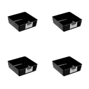24x Boxsweden Drawer Organiser Tray Storage Container Square 15x5cm Assorted