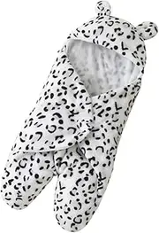 CIMAXIC 1pc Cow Sleeping Bags for Swaddle for Newborn Winter Breathable Romper Flannel