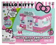 Sanrio Hello Kitty Sweet Shop w/Figure Building Blocks Brick Build Set Brand New