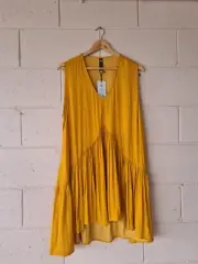 TS taking Shape Womens sleeveless Long Tunic Top Size 16