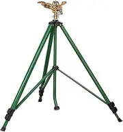 Orbit 3/4-Inch Heavy-Duty Brass Impact Sprinkler on Adjustable Tripod Stand 6,360 sq ft Coverage for Large Lawns 56706