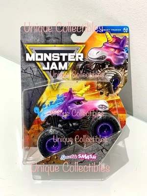 Monster Jam Legacy Trucks Sparkle Smash Series 43 Monster Trucks 1:64 NEW