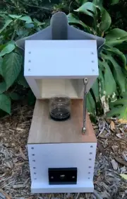 Australian Native Bee Hive Composite Honey Jar + Roof Stingless OATH BeeHive