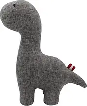 Plush Dog Toy for Chewers -Davie The Dino- Soft, Durable, Squeaky & Tough - Cute Stuffed Pet Chew Toy for Small & Medium Dog Breeds & Puppies by Louie Living - Ideal for Pet Owners