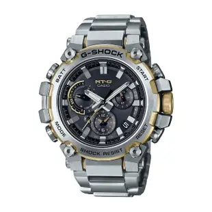 【CASIO 卡西歐】G-SHOCK 電波 藍牙 太陽能電力 雙重核心防護 藍寶石水晶玻璃(MTG-B3000D-1A9)