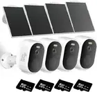 Security Cameras Wireless Outdoor, 2K/3MP QHD Home Security System 4-Cam Kit ...