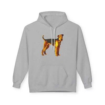 Airedale Terrier Unisex Midweight Soft Fleece Hoodie