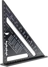 Right Angle 7 Inch Aluminum Triangular Triangle Metric Scale Measure Ruler Carpenter Framing Measuring Tool