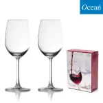 【OCEAN】無鉛紅酒杯 425ML 2入禮盒組(紅酒杯 紅酒杯禮盒組)