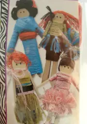 NEW SEALED Kitcraze Worry Dolls Kids DIY Craft Kit - Makes 4 Dolls by Artiste