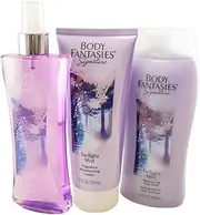 Parfums De Coeur Twilight Mist 3 Pc Gift Set (Body Wash 12 Oz + Body Lotion 7 Oz + Fragrance Body Spray 8 Oz), 355 ml Pack of 1