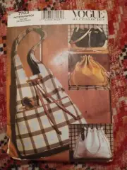 Vogue Patterns Accessories PURSE / HANDBAG Sewing Instructions & Patterns 7703