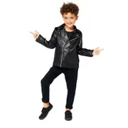 Grease T-Bird Jacket Kids Costume Size 8-10 Years