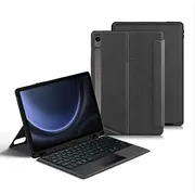 [Jarttarn] Removable Keyboard Case Compatible with Samsung Galaxy Tab S9 FE 10.9" 2023 SM-X510 X516B Magic Bluetooth Keyboard Holster for Tab S9 FE
