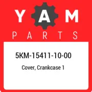 5KM-15411-10-00 Yamaha Cover, crankcase 1 5KM154111000, New Genuine OEM Part