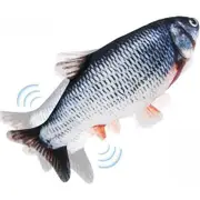 Flopping Fish Cat Toys SilverVine Catnip Moving Kicker Floppy Wiggle 26cm Small Dogs Interactive Motion Kitten Exercise Mice Animal Playful Pet Entertainment Accessory