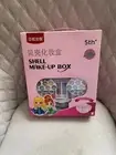 SHELL MAKE-UP BOX PRINCESS MAGIC NEW IN BOX KIDS COSMETICS SPARKLE BLUSH