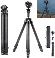 Ulanzi FALCAM Treeroot Quick-Lock Carbon Fiber Outdoor DSLR Camera Travel Tripod