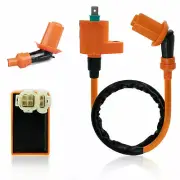 Performance AC CDI & Ignition Coil & Spark Plug Cap 50cc 125cc 150cc Chinese ATV