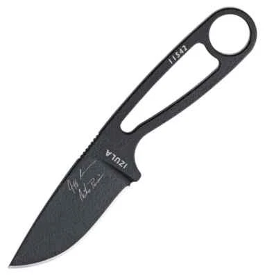 ESEE Izula Survival Knife Bushcraft Camp Hike Signed Blade Signature Model Black