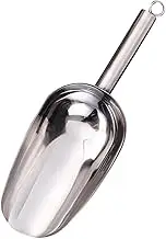Ciieeo Stainless Steel Ice Cube Shovel Multi Functional Kitchen Grain Scoop for Flour Nuts Candy Shovel Easy to Clean Compact Design for Home Use