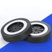 2 Pieces Grill Wheels Sandproof Replacement Part for Garden Barbecue Kitchen