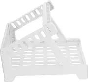 Hohopeti Roll Fanfold Labels Thermal Holder White Multi-Function Paper Holder Standard Size Easy to Use