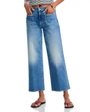 Mother Patch Pocket Maven Ankle Jeans in Avant Gardener