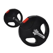 Total 28kg - Barbell Weight Set - 180cm Barbell Bar + 10kg x 2 Weight Plate