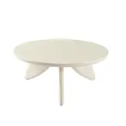 Raimon Furniture Alfie Playful Vibrand Round Coffee Tea Table Cream Gloss