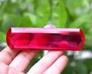100 Ct+ Burmese Certified Natural Red Ruby Flawless Fancy Cut Loose Gemstone