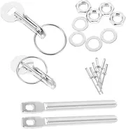 BUGUUYO Quick Release Vehicle Hood Pin Lock Kit for Racing Sports Cars Easy Install Efficient Maintenance Stylish Invisible Design Compatible with Car Modifications