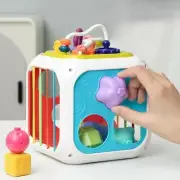 Activity Cube Bin Educational Montessori Toy for 12-18 Months Toddlers Baby