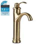 Swanley High Basin Tap Mixer, Satin Brass PVD