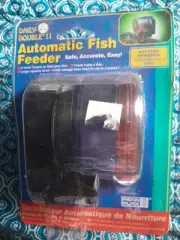 Daily Double 2 Automatic Fish Feeder New Old Stock Battery Powered