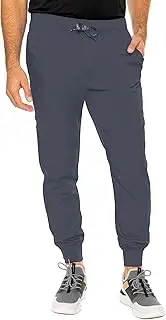 [Med Couture] RothWear 7777 Men's Bowen Jogger Scrub Pant, Pewter, X-Large