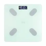 Wireless Digital Bathroom Body Fat Scale 180KG Bluetooth Scales Weight WHITE