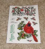 PSX Designs Sticker Sheet ~ Christmas Cardinal