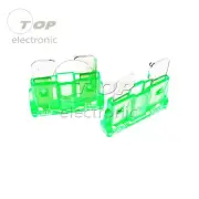 30PCS 30 AMP Mini Car Truck SUV Plug in Blade Fuse Tablet 30A Green