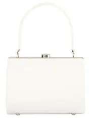 [Olga Berg] Tonia Top Handle Bag in White