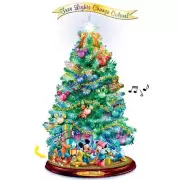 Bradford Exchange Disney Tabletop Christmas Tree With Lights Music And Motion