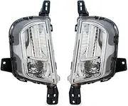 Car Fog Lamp Assembly for F&ord for Edge 2019 2020 Car Daytime Running Light Car Front Bumper LED DRL Fog Lamp Driving Fog Light Front Bumper Fog Light(Only 1 Right)