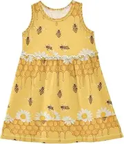 [Caihoyu] Girl Dresses Toddler Swing Casual Sundresses Birthday Party, Multicolor02, 8 Years