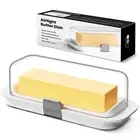 Butter Dish with Lid for Countertop and Refrigerator Door Shelf, Butter Keeper